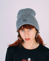 Immaculate Vegan - PLANTFACED CLOTHING Plant Faced Beanie - Marle Grey