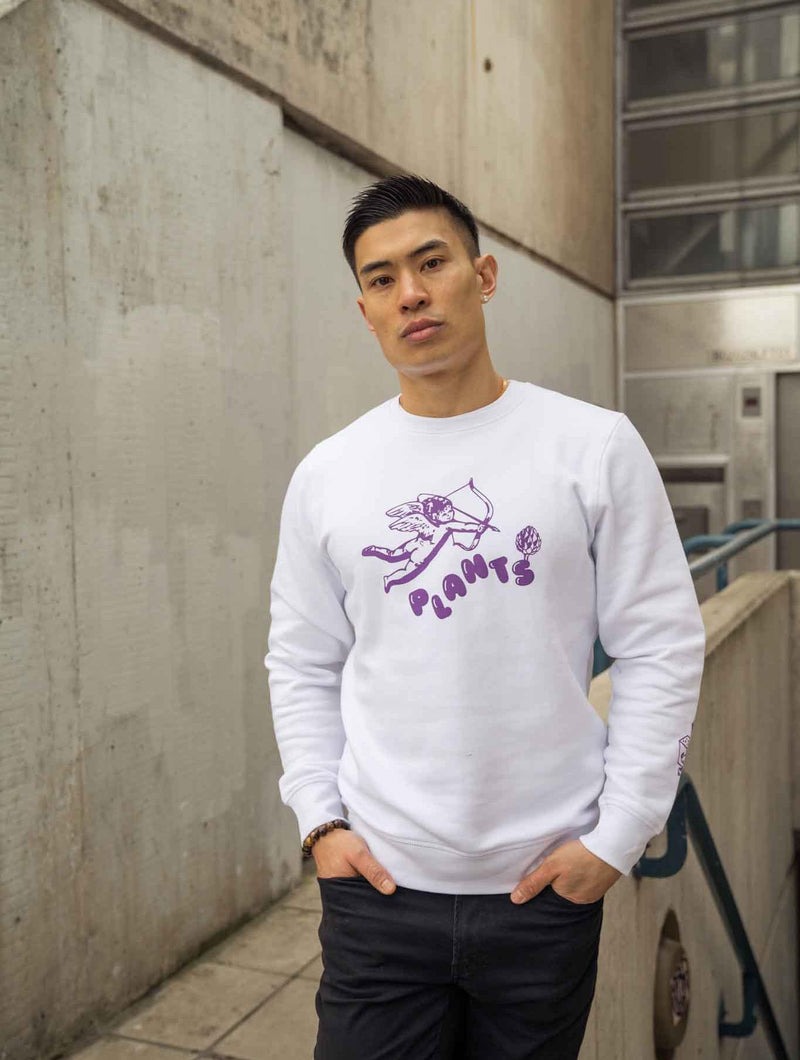 Plant Faced Clothing Heavenly Sweater - White