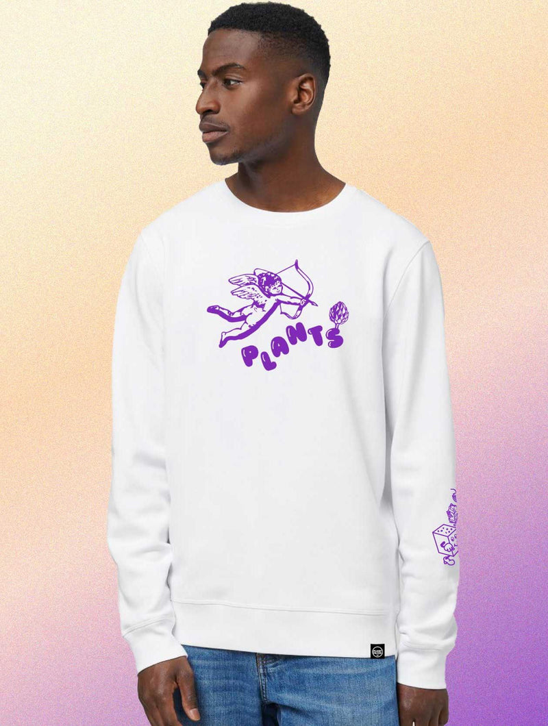 Plant Faced Clothing Heavenly Sweater - White