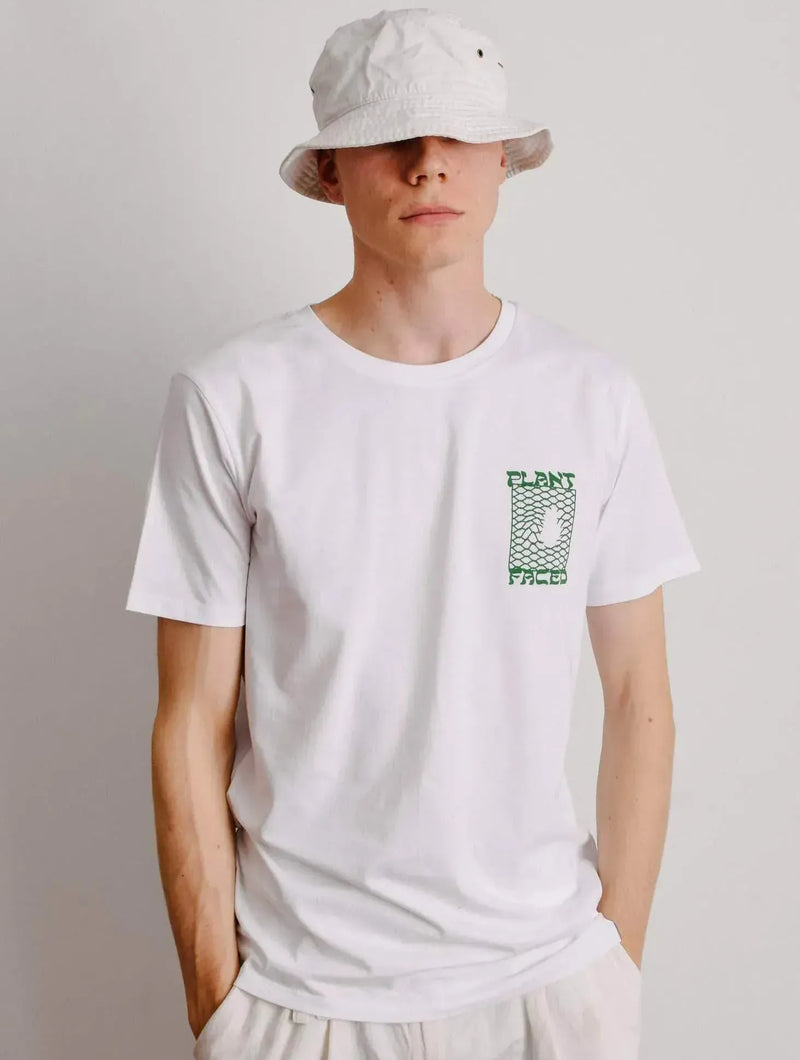 Plant Faced Clothing Make The Connection Double Tee - White
