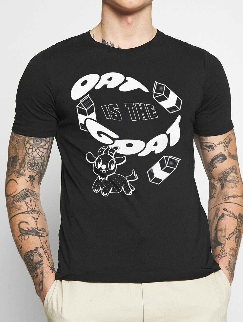 Plant Faced Clothing Oat Is The Goat Tee - Black