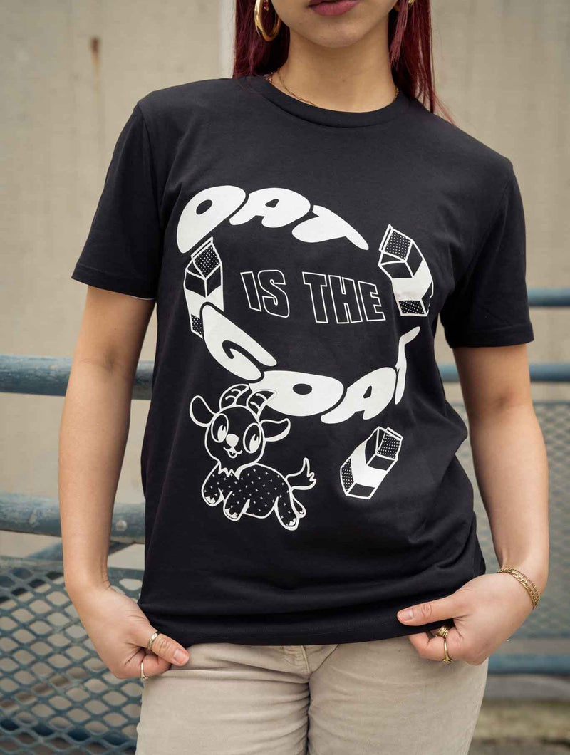 Plant Faced Clothing Oat Is The Goat Tee - Black