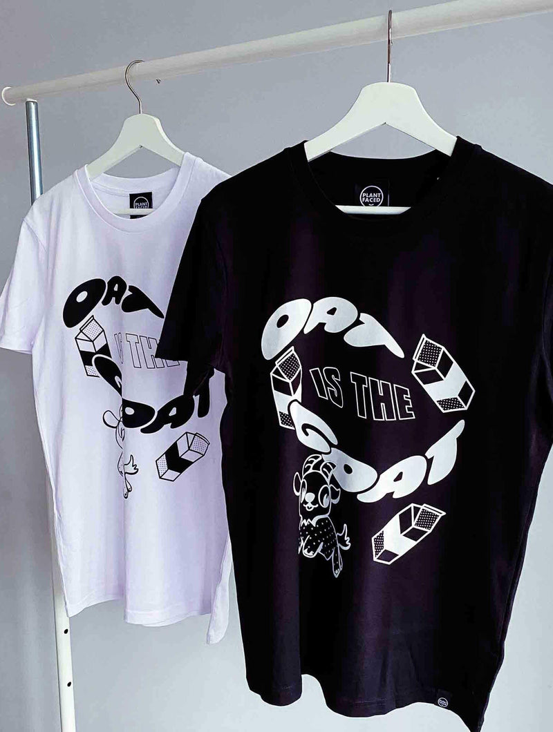 Plant Faced Clothing Oat Is The Goat Tee - Black
