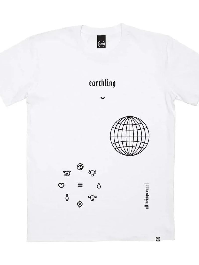 Plant Faced Clothing Earthling Tee - White XS