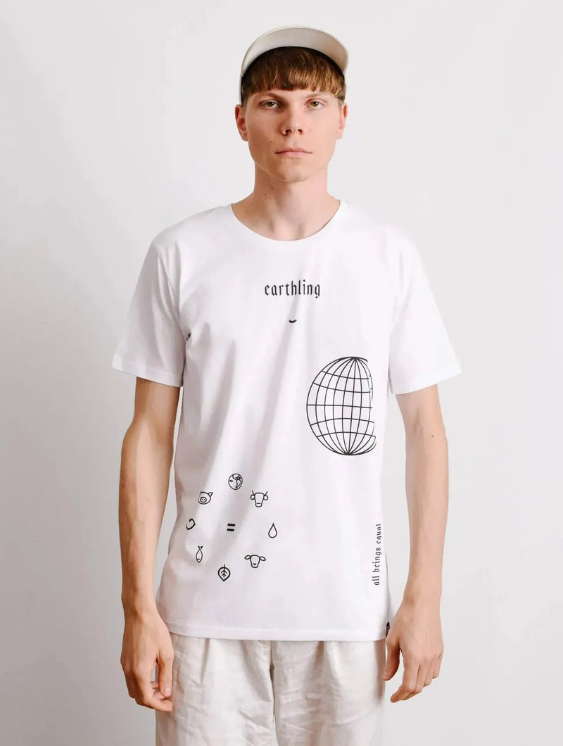 Plant Faced Clothing Earthling Tee - White