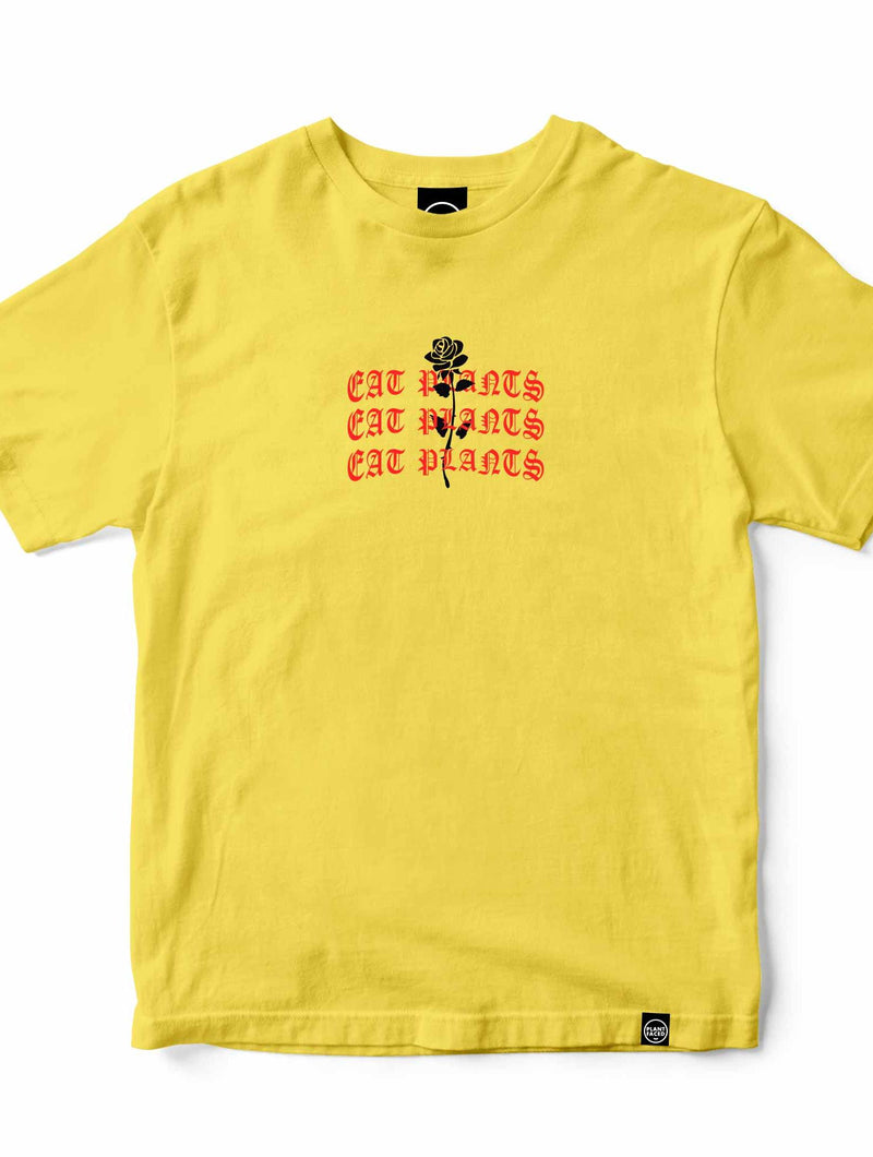 Plant Faced Clothing - Eat Plants Cotton Goth Roses T-Shirt