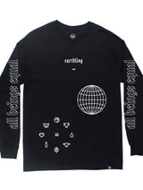 Immaculate Vegan - Plant Faced Clothing Earthling Long Sleeve - Black XS