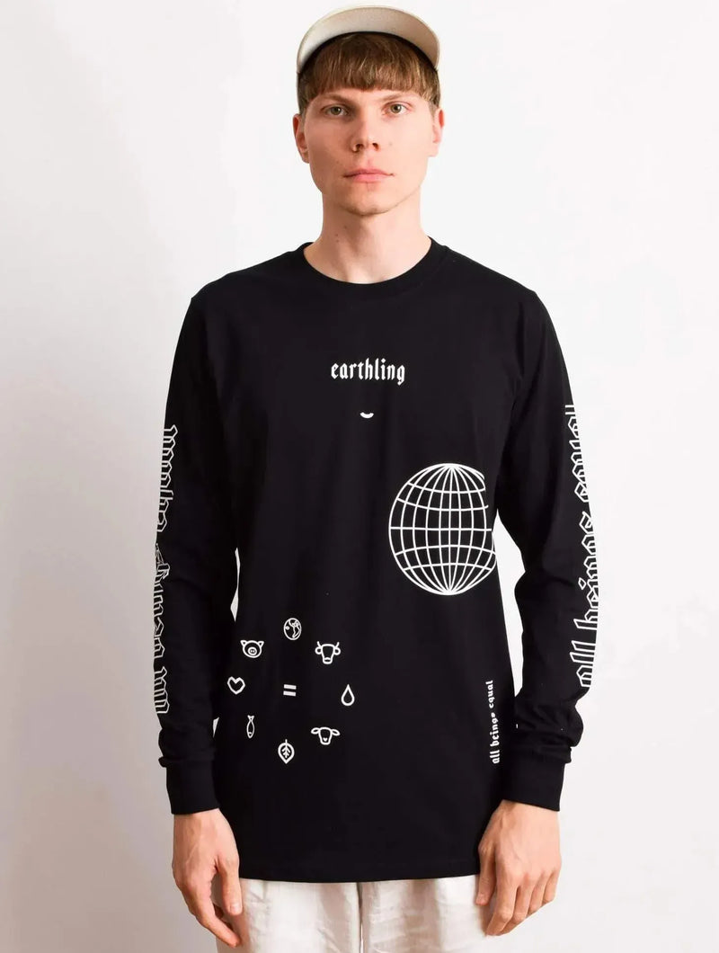 Plant Faced Clothing Earthling Long Sleeve - Black