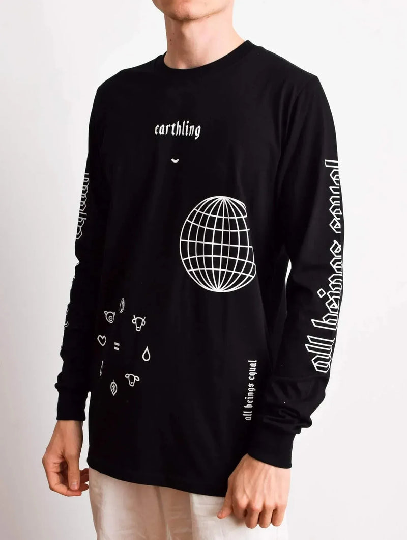 Plant Faced Clothing Earthling Long Sleeve - Black