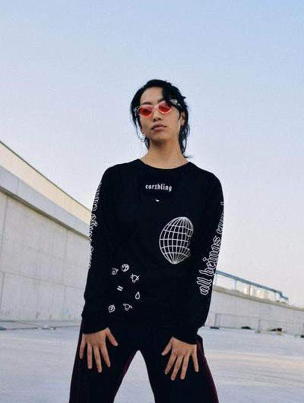 Plant Faced Clothing Earthling Long Sleeve - Black