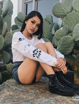 Immaculate Vegan - Plant Faced Clothing Plant Life Long Sleeve - White