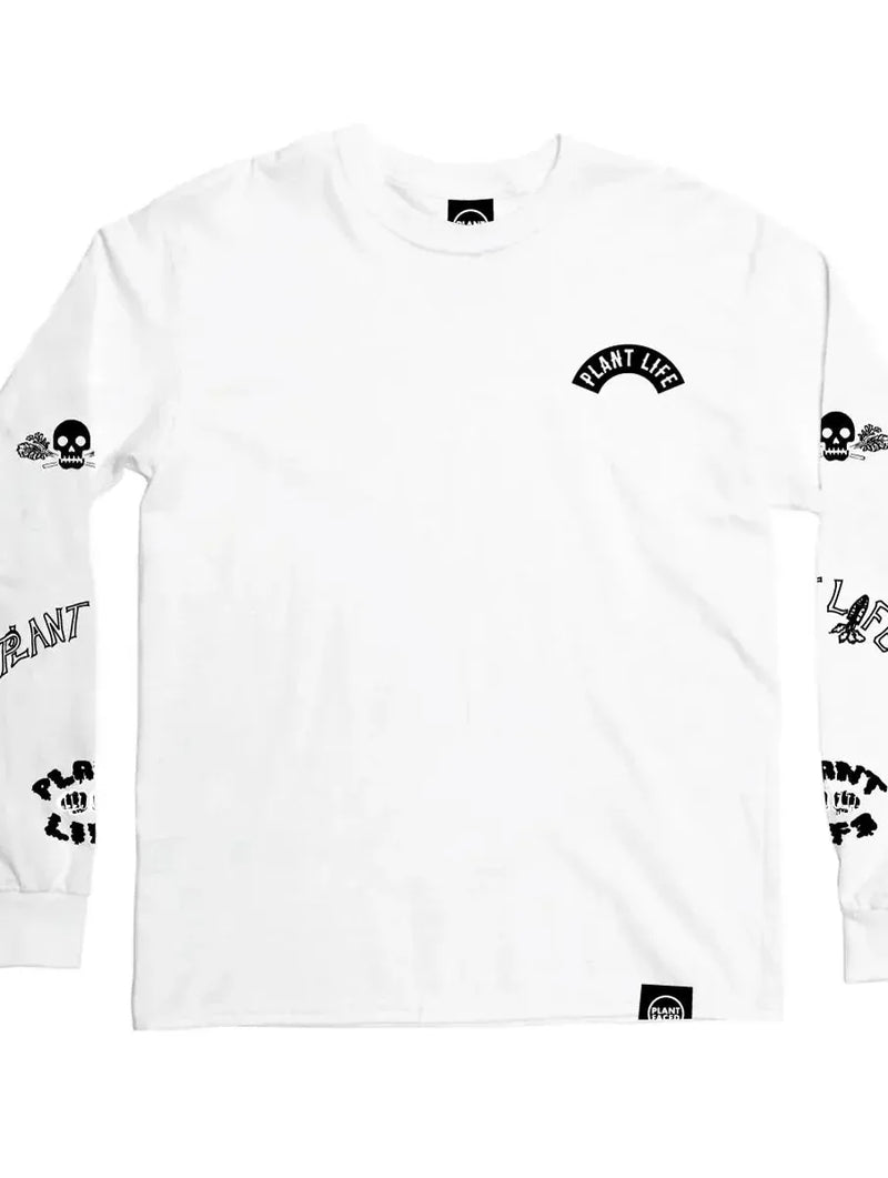 Plant Faced Clothing Plant Life Long Sleeve - White XS
