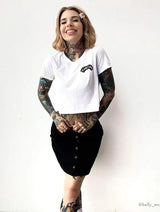 Immaculate Vegan - Plant Faced Clothing Plant Life Classic - White Crop Top