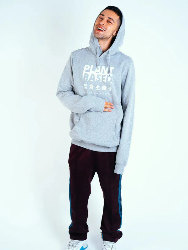 Plant Faced Clothing Plant Based Kanji Hoodie - Grey - Unisex