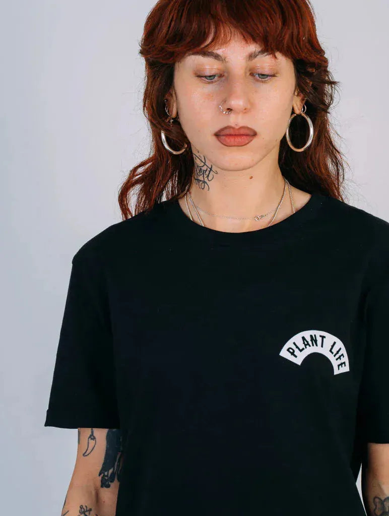 Plant Faced Clothing Plant Life Classic - Black T-Shirt