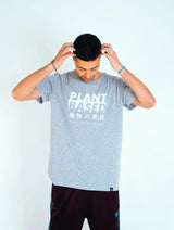Immaculate Vegan - Plant Faced Clothing Plant Based Kanji Tee - Heather Grey T-Shirt