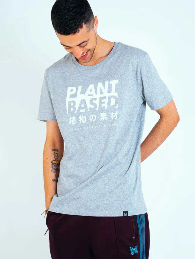 Plant Faced Clothing Plant Based Kanji Tee - Heather Grey T-Shirt