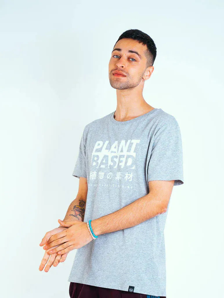Plant Faced Clothing Plant Based Kanji Tee - Heather Grey T-Shirt