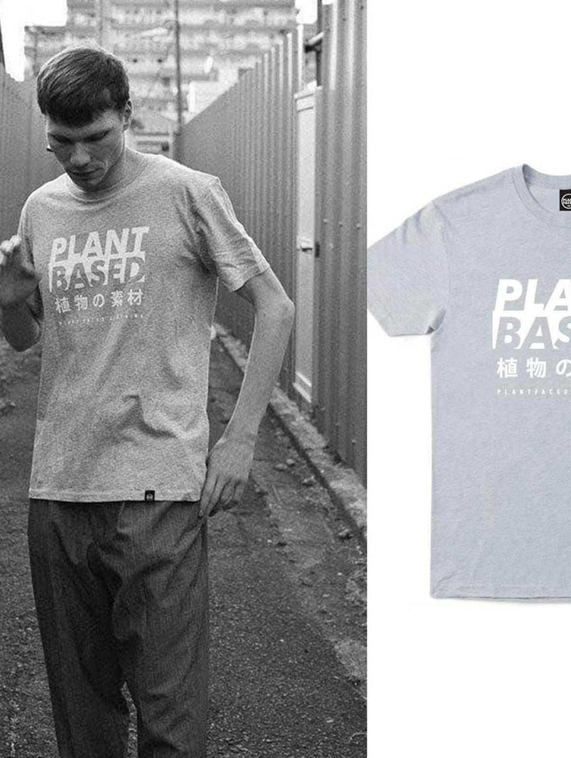 Plant Faced Clothing Plant Based Kanji Tee - Heather Grey T-Shirt
