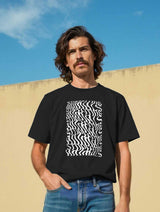 Immaculate Vegan - Plant Faced Clothing Illusions Tee - Stop Eating Animals - Pitch Black