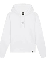 Immaculate Vegan - Plant Faced Clothing The Classics Hoodie - Embroidered Logo - Frost White - ORGANIC X RECYCLED