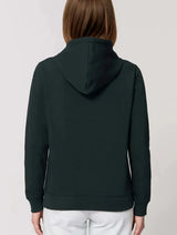 Immaculate Vegan - Plant Faced Clothing The Classics Hoodie - Embroidered Logo - Black - ORGANIC X RECYCLED