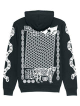 Immaculate Vegan - Plant Faced Clothing Make The Connection Hoodie - Black - ORGANIC X RECYCLED