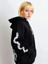 Immaculate Vegan - Plant Faced Clothing Make The Connection Hoodie - Black - ORGANIC X RECYCLED