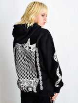 Immaculate Vegan - Plant Faced Clothing Make The Connection Hoodie - Black - ORGANIC X RECYCLED