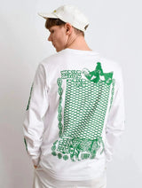 Immaculate Vegan - Plant Faced Clothing Make The Connection Long Sleeve - White