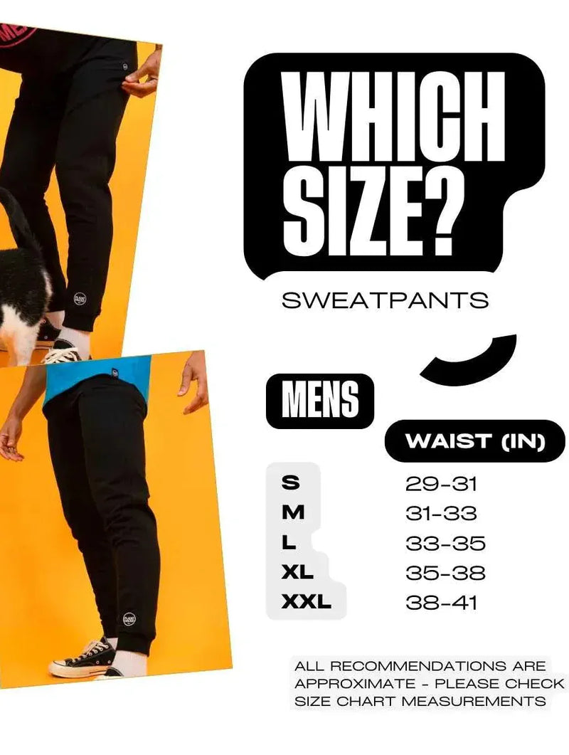 Plant Faced Clothing The Classics Men's Sweatpants - Embroidered Logo - Black - ORGANIC X RECYCLED