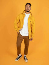 Immaculate Vegan - Plant Faced Clothing The Classics Zoodie - Embroidered Logo - Mustard Yellow