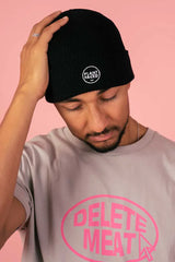 Immaculate Vegan - PLANTFACED CLOTHING Plant Faced Organic Beanie - Fisherman Black