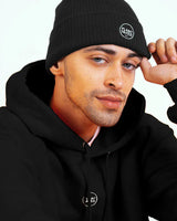 Immaculate Vegan - PLANTFACED CLOTHING Plant Faced Organic Beanie - Fisherman Black