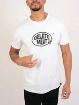 Immaculate Vegan - Plant Faced Clothing Delete Meat - White T-Shirt