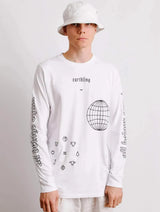 Immaculate Vegan - Plant Faced Clothing Earthling Long Sleeve - White