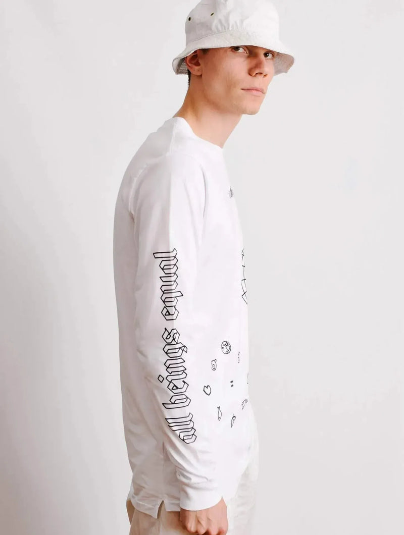 Plant Faced Clothing Earthling Long Sleeve - White