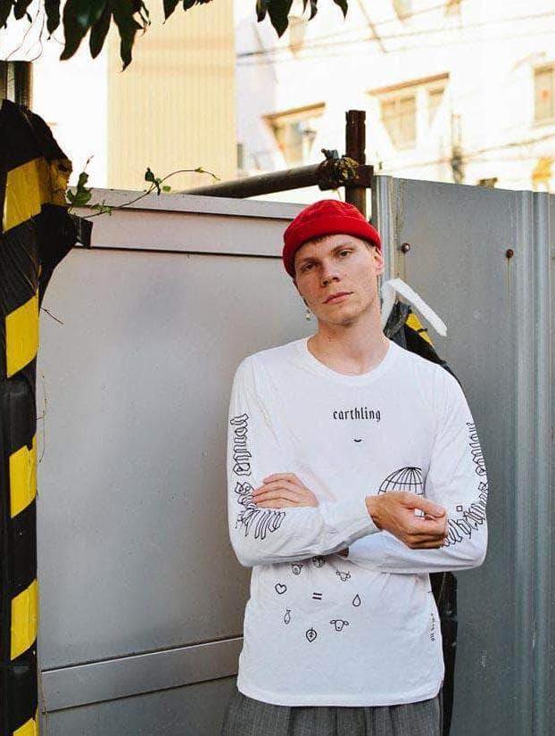 Plant Faced Clothing Earthling Long Sleeve - White