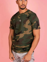 Immaculate Vegan - Plant Faced Clothing The Classics - Embroidered Logo Tee - Camo