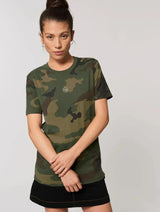 Immaculate Vegan - Plant Faced Clothing The Classics - Embroidered Logo Tee - Camo