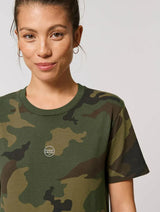 Immaculate Vegan - Plant Faced Clothing The Classics - Embroidered Logo Tee - Camo