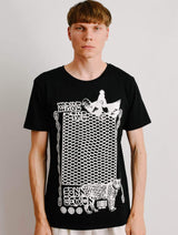 Immaculate Vegan - Plant Faced Clothing Make The Connection 1S Tee - Black