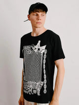 Immaculate Vegan - Plant Faced Clothing Make The Connection 1S Tee - Black