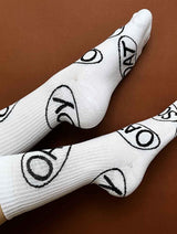 Immaculate Vegan - Plant Faced Clothing Mylk Organic Socks | White