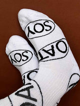 Immaculate Vegan - Plant Faced Clothing Mylk Organic Socks | White