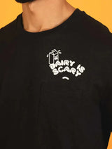 Immaculate Vegan - Plant Faced Clothing Dairy Is Scary Pocket Tee - Black T-Shirt