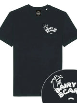 Immaculate Vegan - Plant Faced Clothing Dairy Is Scary Pocket Tee - Black T-Shirt