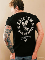 Immaculate Vegan - Plant Faced Clothing Kale 'Em With Kindness - Black T-Shirt