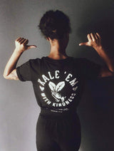 Immaculate Vegan - Plant Faced Clothing Kale 'Em With Kindness - Black T-Shirt