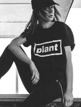 Immaculate Vegan - Plant Faced Clothing Plates Tee - Black T-Shirt